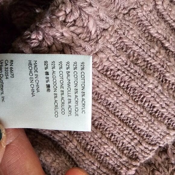 NWT FREE PEOPLE COCOA / MAR DEEP V NECK LONG JUMPER SWEATER SIZE SMALL - Picture 14 of 16